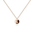 Solid 925 Sterling Silver Initial Alphabet Personalised Disc Necklace